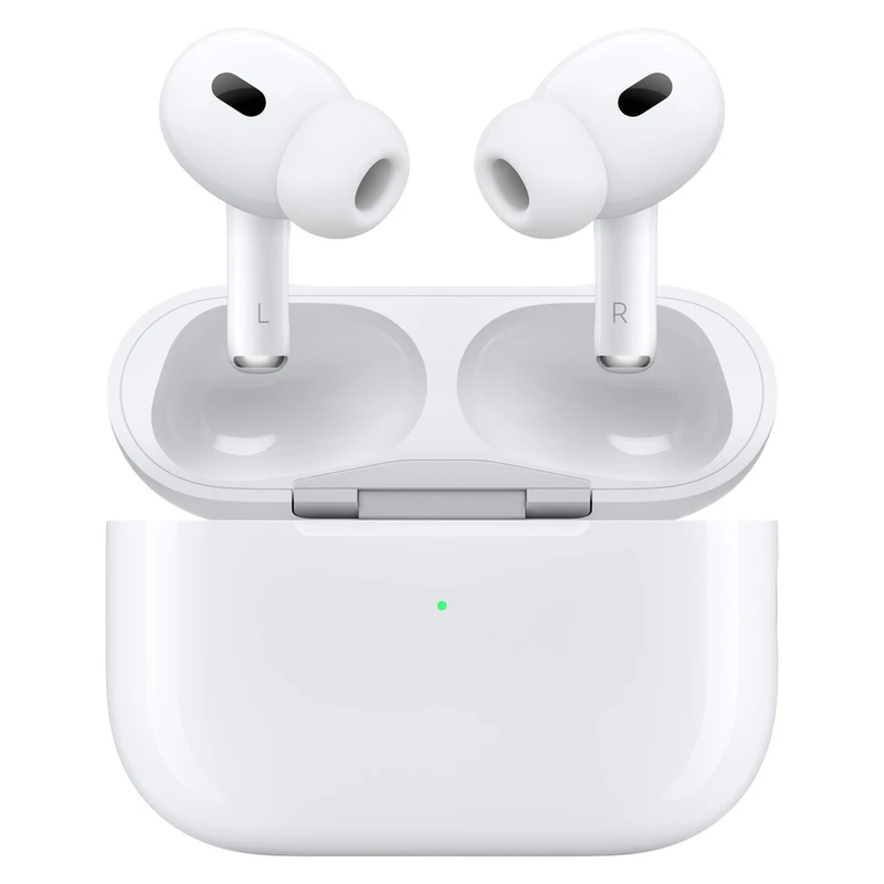 ایرپاد بلوتوثی طرح اپل مدل AirPods Pro 2nd Generation با نویز کنسلینگ  درگاه شارژ USB Type-C، با قابلیت شارژ بی‌سیم،مقاومت در برابر رطوبت و عرق