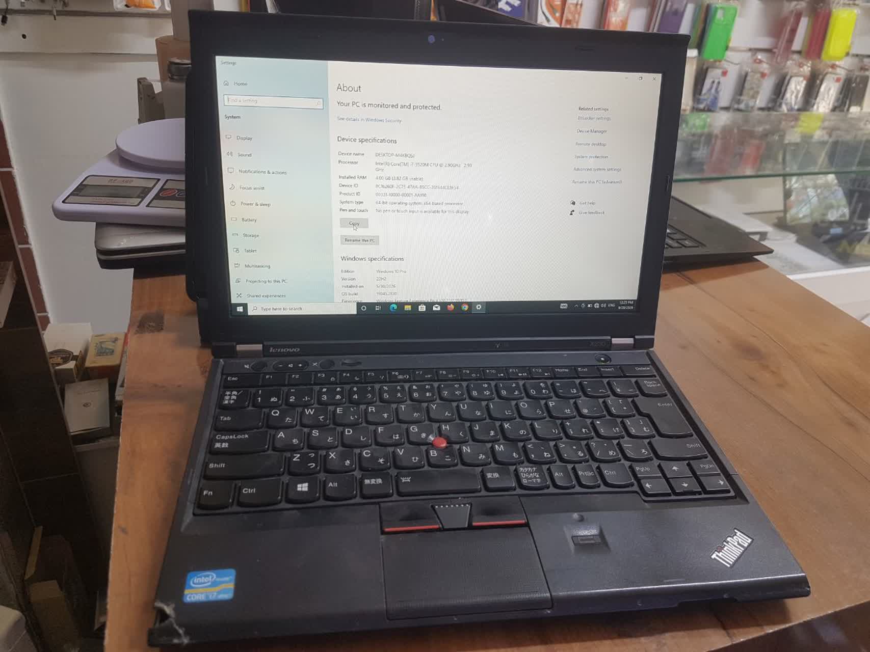 لپ تاپ استوک Lenovo ThinkPad X230 i7