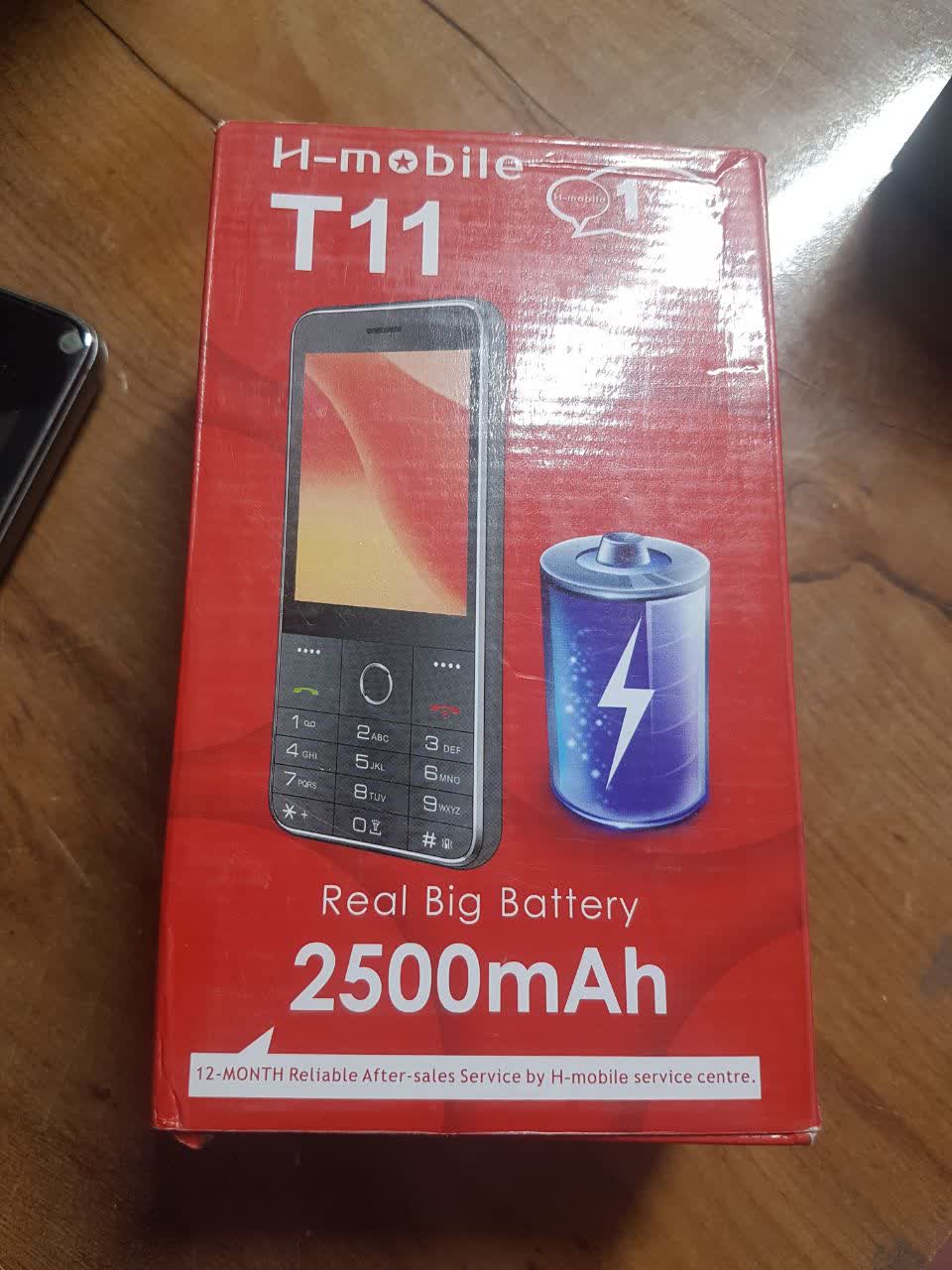 گوشی موبایل T11 H-Mobile با باطری 2500میلی آمپر واقعی